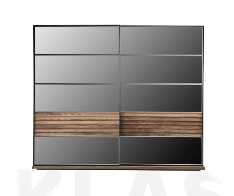 Schwarzer Kleiderschrank Moderne Schlafzimmer Möbel Schrank Holzschrank von JV Möbel