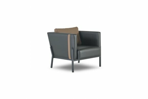 Schwarzer Ledersessel Arbeitszimmer Designer Einsitzer Leder Sitzmöbel Schwarzer Ledersessel Arbeitszimmer Designer Einsitzer Leder Sitzmöbel von JV Moebel