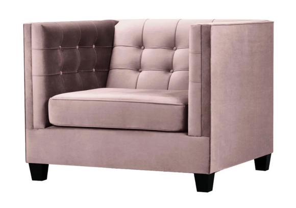 Sessel Chesterfield Textil Stoff Kreative Möbel Neu Modern Wohnzimmer Lila von JV Möbel
