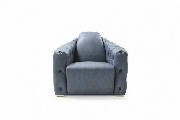 Sessel Couch Polster Designer Textil 1 Sitzer Polster Chesterfield Sitz Couchen Sessel Couch Polster Designer Textil 1 Sitzer Polster Chesterfield Sitz Couchen von JV Möbel