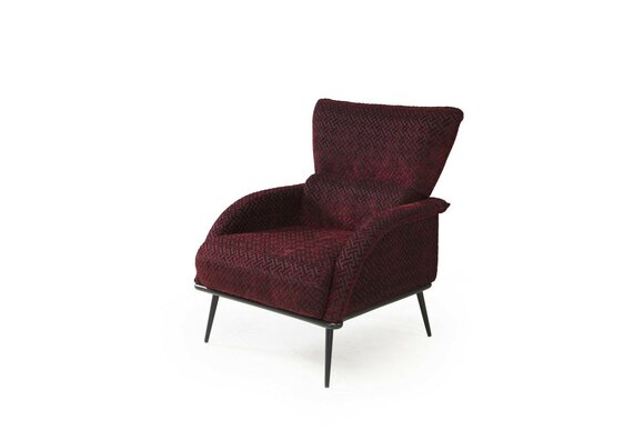 Sessel Einsitzer 1 Sitz Stoff Moderner Stuhl Wohnzimmer Möbel Textil Clubsessel von JV Möbel