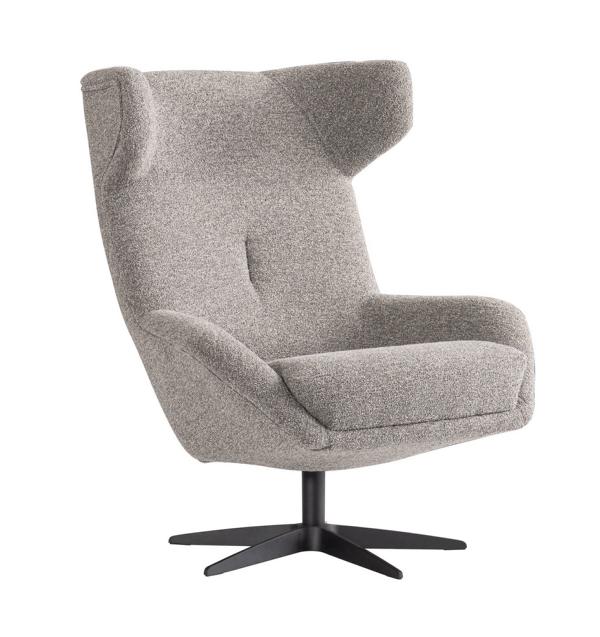 Sessel Grau Relaxsessel Polsterstuhl Polstersessel Modern Wohnzimmer von JV Möbel
