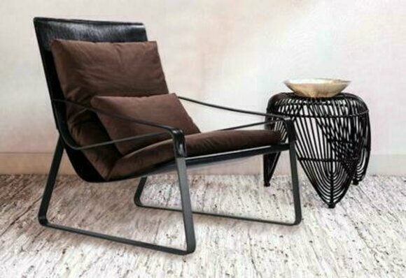 Sessel Loungesessel Cocktailsessel Bar Sessel Leder Sofa Design Neu von JV Möbel