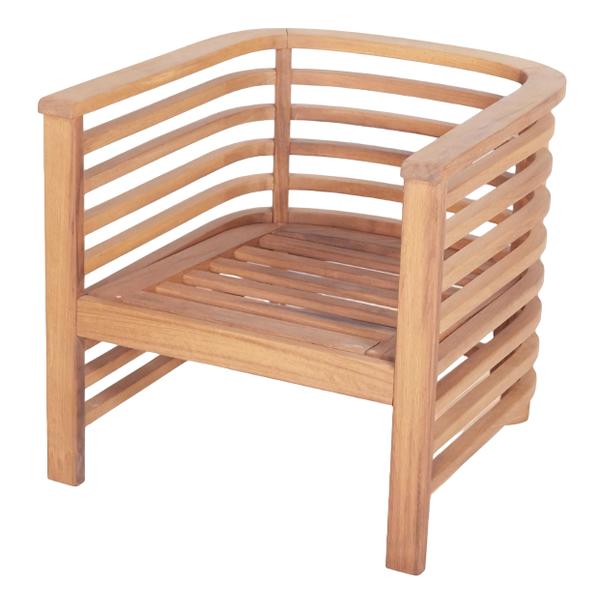 Sessel Naturholzstuhl Stuhl Balkon Garten Sessel Stühle Relax Outdoor Möbel von JV Möbel