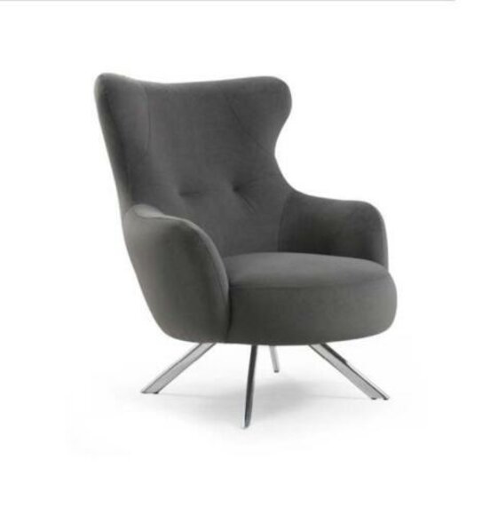 Sessel Ohrensessel Luxus 1 Sitzer Einsitzer Polster Sitz Designer Stoff Modern Sessel Ohrensessel Luxus 1 Sitzer Einsitzer Polster Sitz Designer Stoff Modern von JV Möbel