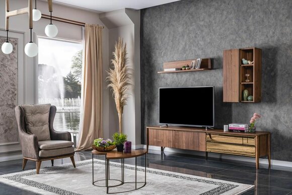 Sessel Ohrensessel Wohnzimmer Luxus 1 Sitzer Polyester Sitz Modern Design Neu von JV Möbel