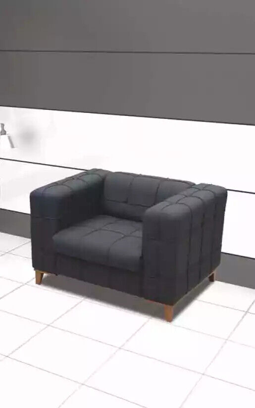 Sessel Schwarz Sitz Arbeitzimmer Modern Designer Polstersessel Neu Sessel Schwarz Sitz Arbeitzimmer Modern Designer Polstersessel Neu von JV Möbel