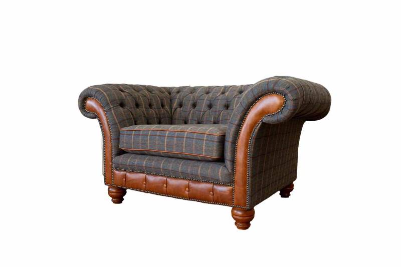 Sessel Sofa 1 Sitzer Couch Designer Textil Sofas Polster Ohrensessel von JV Möbel
