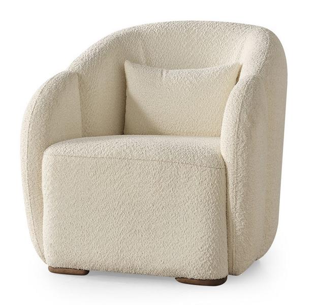 Sessel Wohnzimmer Design Weiß Luxus Sitz Polstermöbel Textil Polstersessel Sessel Wohnzimmer Design Weiß Luxus Sitz Polstermöbel Textil Polstersessel von JV Möbel