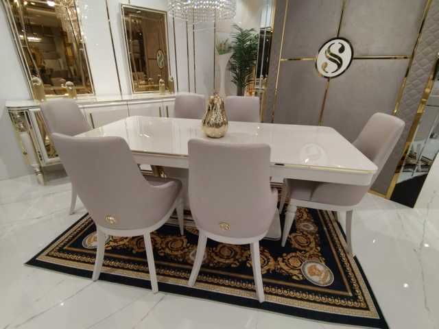 Set 4x Stühle Esszimmer Set Modern Esszimmerstuhl Polsterstuhl Design Möbel Set 4x Stühle Esszimmer Set Modern Esszimmerstuhl Polsterstuhl Design Möbel von JV Möbel