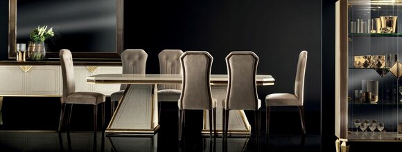 Set 6x Designer Stuhl Set Esszimmer Lehn Polster Sitz Stühle Garnitur Komplett Set 6x Designer Stuhl Set Esszimmer Lehn Polster Sitz Stühle Garnitur Komplett von JV Möbel