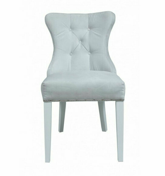 Set 8x Designer Stuhl Leder Lehnstuhl Polster Stühle Gastro Esszimmer Holz von JV Möbel