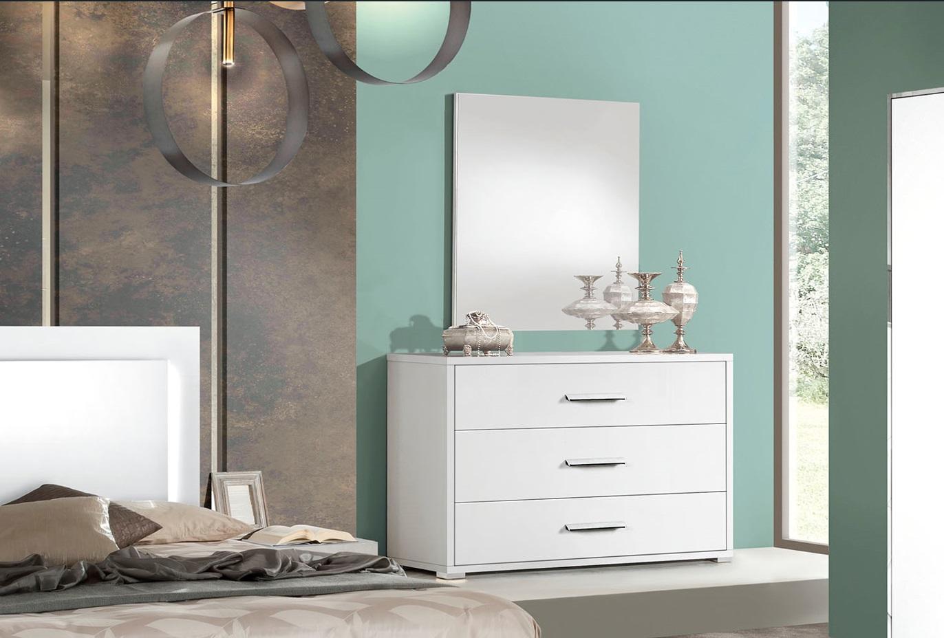 Set Kommode Spiegel Weiß Holz Kommoden Kommodenschrank Design Modern Gruppe Neu Set Kommode Spiegel Weiß Holz Kommoden Kommodenschrank Design Modern Gruppe Neu von JV Möbel