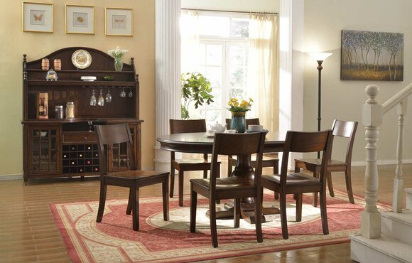 Set Komplett Esstisch 6x Stühle Esszimmer Set Ess Gruppe Holz Tisch Tische 7tlg Set Komplett Esstisch 6x Stühle Esszimmer Set Ess Gruppe Holz Tisch Tische 7tlg von JV Möbel