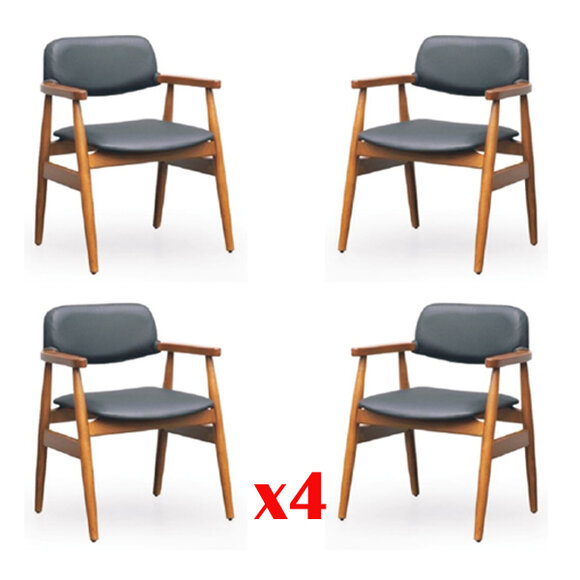 Set Stuhl Garnitur Polster Wohnzimmer Holz 4x Stühle EssZimmer Gruppe Set Stuhl Garnitur Polster Wohnzimmer Holz 4x Stühle EssZimmer Gruppe von JV Möbel