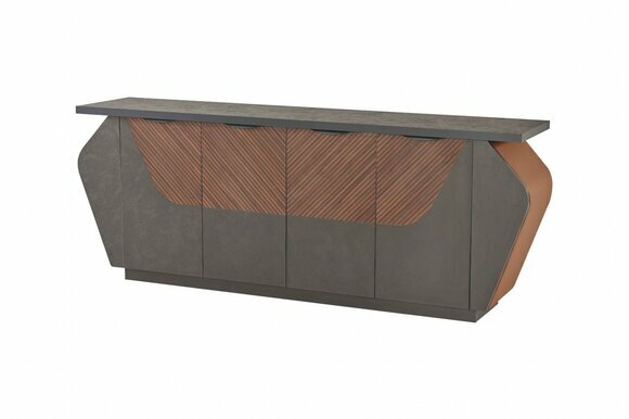 Sideboard Aktenschrank Arbeitszimmer Grau Braun Zweifarbig Modern Stil Sideboard Aktenschrank Arbeitszimmer Grau Braun Zweifarbig Modern Stil von JV Moebel