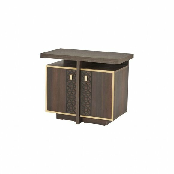 Sideboard Braun mit Türen Einfarbig Modern Arbeitszimmer Aktenschrank von JV Moebel