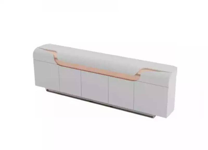 Sideboard Bürokommode Büro Einrichtung Design Möbel Schrank Lowboard Weiß von JV Möbel