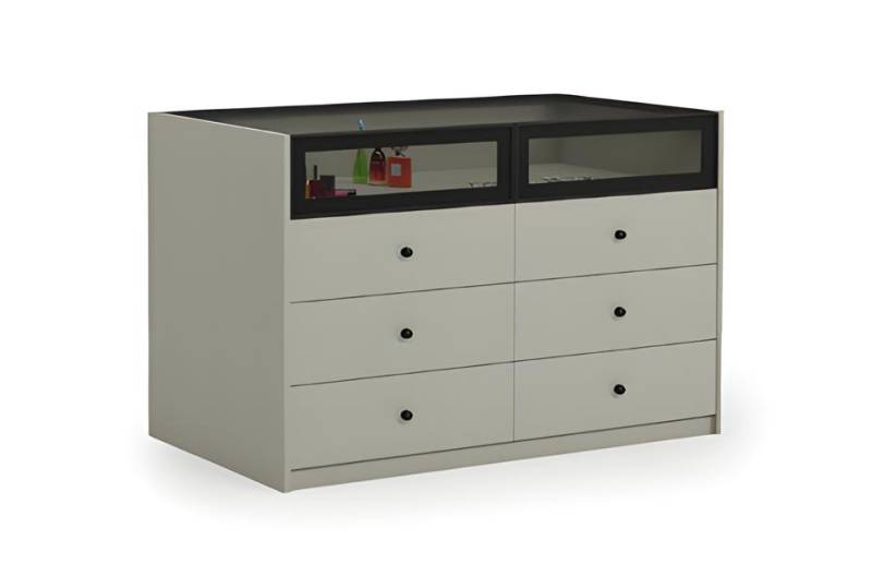Sideboard Kommode Anrichte Schubladenkommode Vitrine Uhren Schmuck Insel von JV Möbel