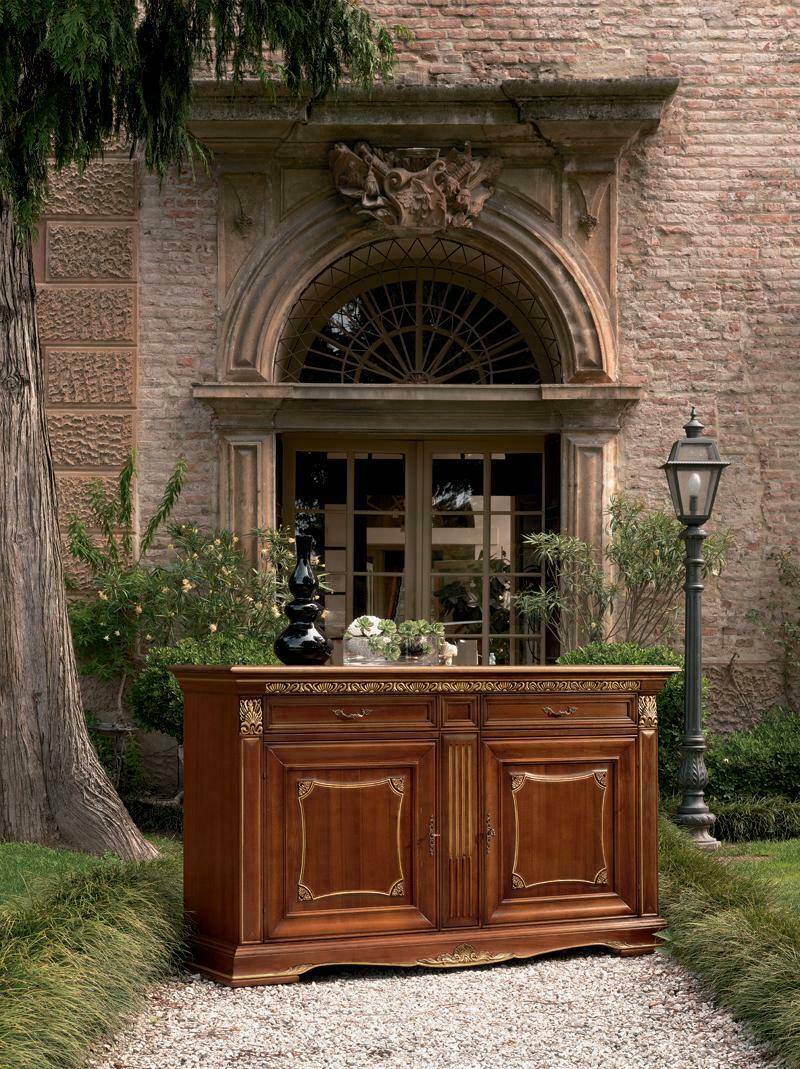 Sideboard Luxus Design Kommode Anrichte Lowboard Schrank Massivholz Italienische Möbel von JV Möbel