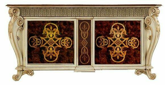 Sideboard Massiv Schrank Regal Holz Anrichte Schränke Luxus Möbel aus Italien Sideboard Massiv Schrank Regal Holz Anrichte Schränke Luxus Möbel aus Italien von JV Moebel