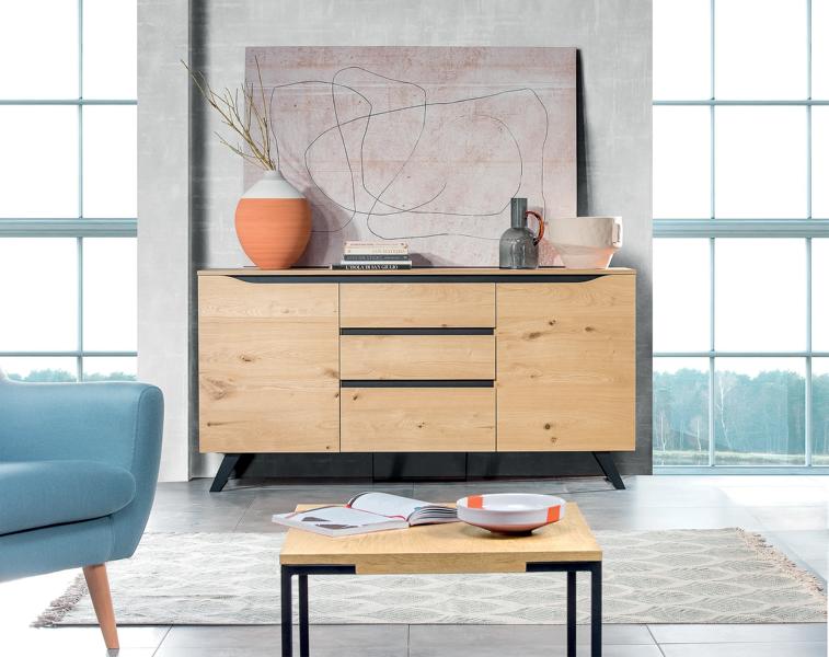 Sideboard Schrank Anrichte Stauraummöbel Kommodenschrank Buffet von JV Möbel