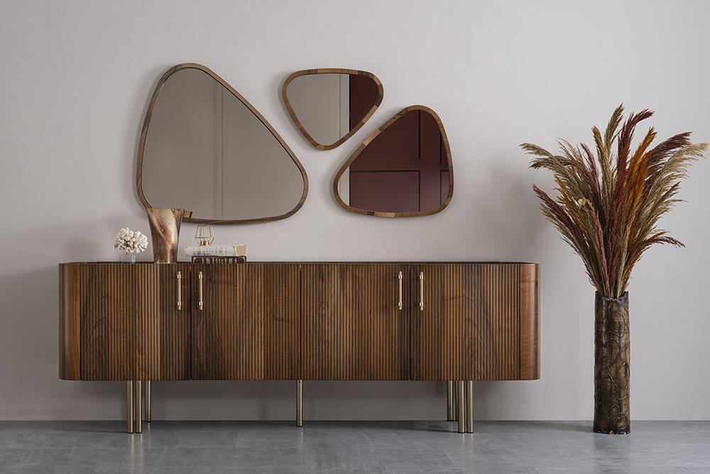 Sideboard mit 3x Spiegel Esszimmer Komplett Luxus Einrichtung Design Möbel Sideboard mit 3x Spiegel Esszimmer Komplett Luxus Einrichtung Design Möbel von JV Möbel