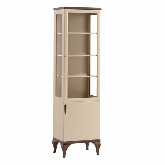 Single Vitrine Eintüriger Schrank Möbel Glasschrank Möbel Holz Schränke von JV Möbel