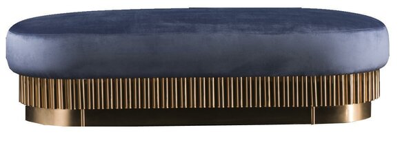 Sitz Polster Bank Polster Sitz Hocker Bank Stoff Holz Stil Designer Fußhocker von JV Möbel
