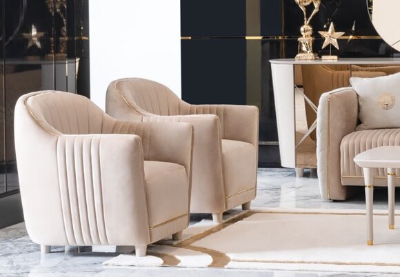 Sofa 1 Sitzer Polster Material Holz Modern Stuhl Sitzbezug Designer Textil Neu Sofa 1 Sitzer Polster Material Holz Modern Stuhl Sitzbezug Designer Textil Neu von JV Möbel