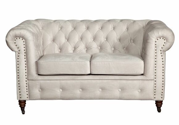 Sofa 2 Sitzer Chesterfield Couch Textil Stoff Sofa Möbel Edles Design Designer Sofa 2 Sitzer Chesterfield Couch Textil Stoff Sofa Möbel Edles Design Designer von JV Möbel