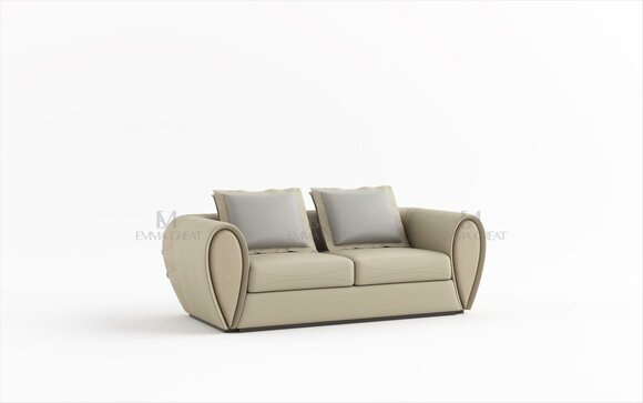 Sofa 2 Sitzer Design Sofas Polster Couchen Leder Relax Moderne Zweisitzer von JV Möbel
