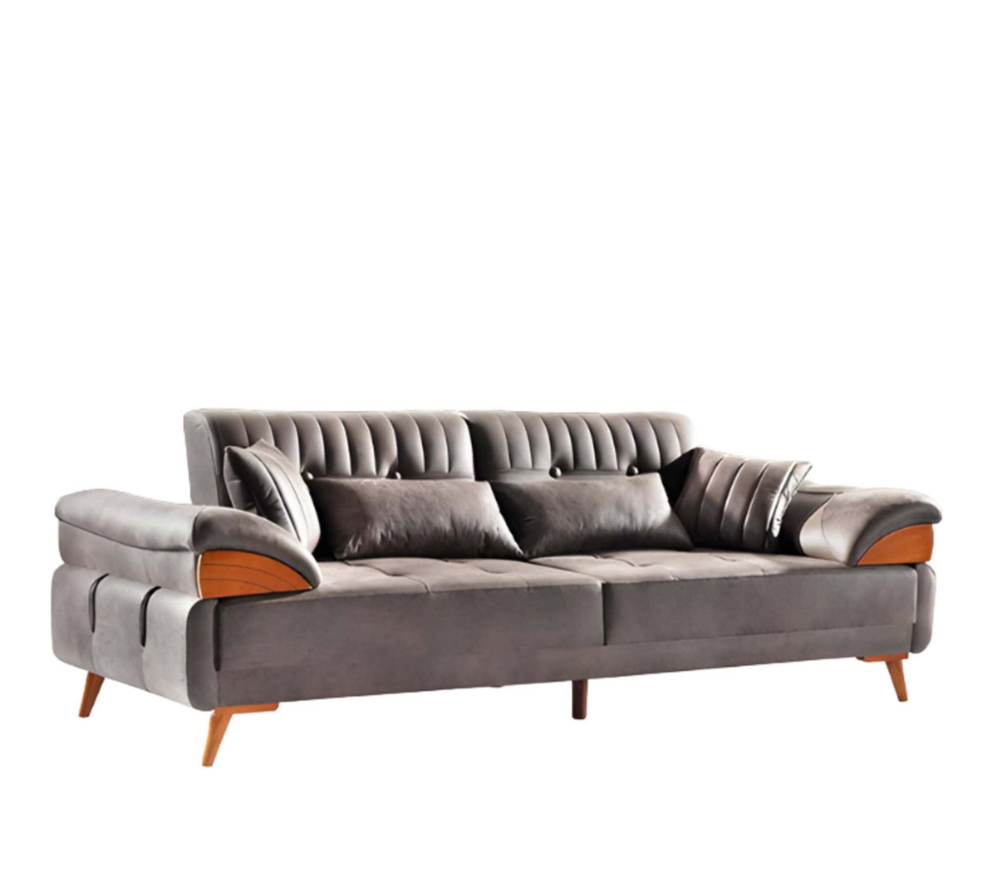 Sofa 3 Sitzer Ledersofa Couch Wohnlandschaft Garnitur Design Modern Sitz von JV Möbel