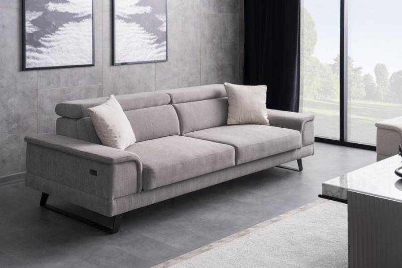 Sofa 3 Sitzer Sofa Dreier Couch Polstersofa Schlafsofa Schlaffunktion von JV Möbel