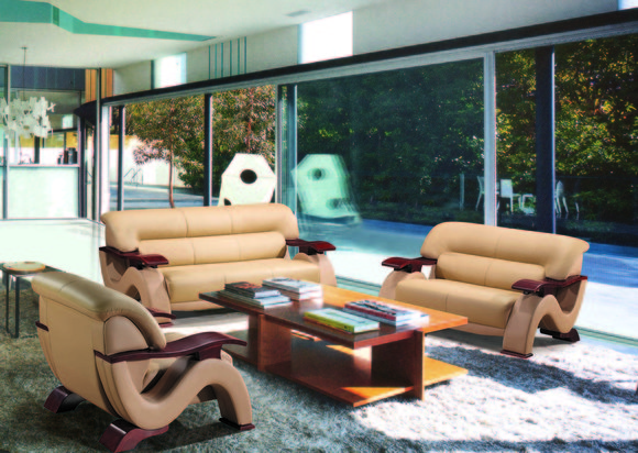 Sofa Couch Polster XXL Big Couchen Sofas Leder Sitz Design 3 Sitzer von JV Möbel
