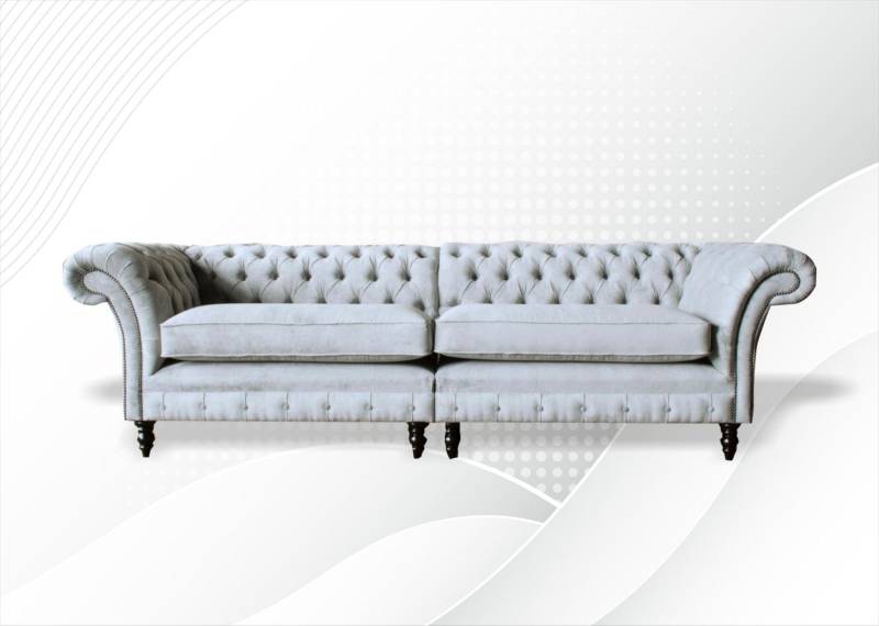 Sofa Couch Stoff Polster Sofas Couchen Wohnzimmer Design 4 Sitzer 265cm big xxl von JV Möbel