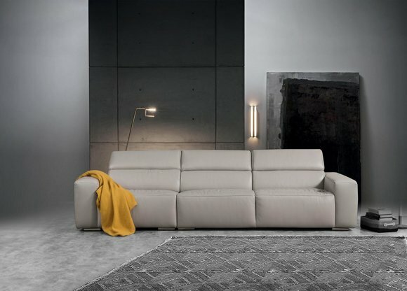 Sofa Dreisitzer Couch Polster Design Sitz Sofas Möbel Moderne Leder 3er von JV Möbel