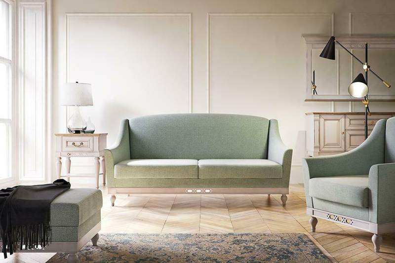 Sofa Polster Couch 3 Sitzer Schlafsofa Dreisitzer Bettfunktion Schlafsofa Neu von JV Möbel