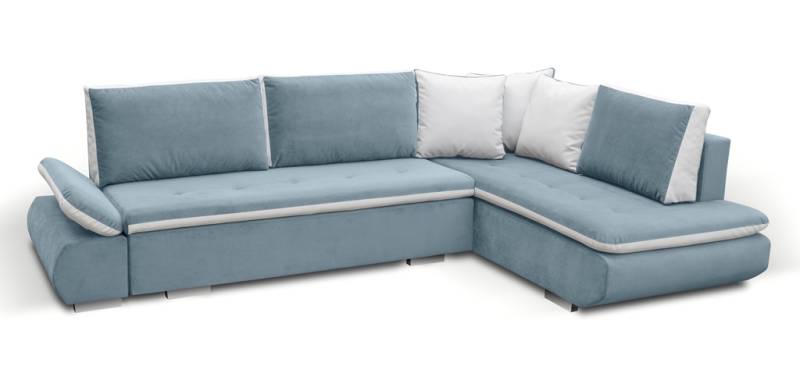 Sofa Schlafsofa Designer Sofa mit Bettfunktion + Bettkasten Ecksofa Couch *NEU* von JV Möbel