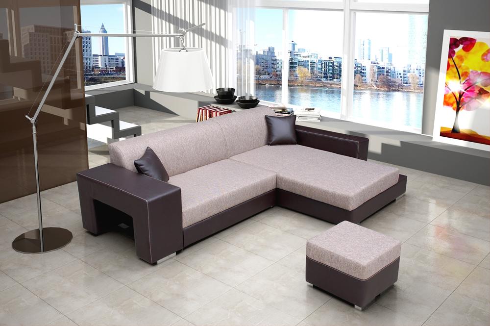 Sofa Schlafsofa Designer Sofa mit Bettfunktion + Bettkasten Ecksofa Couch NEU von JV Möbel