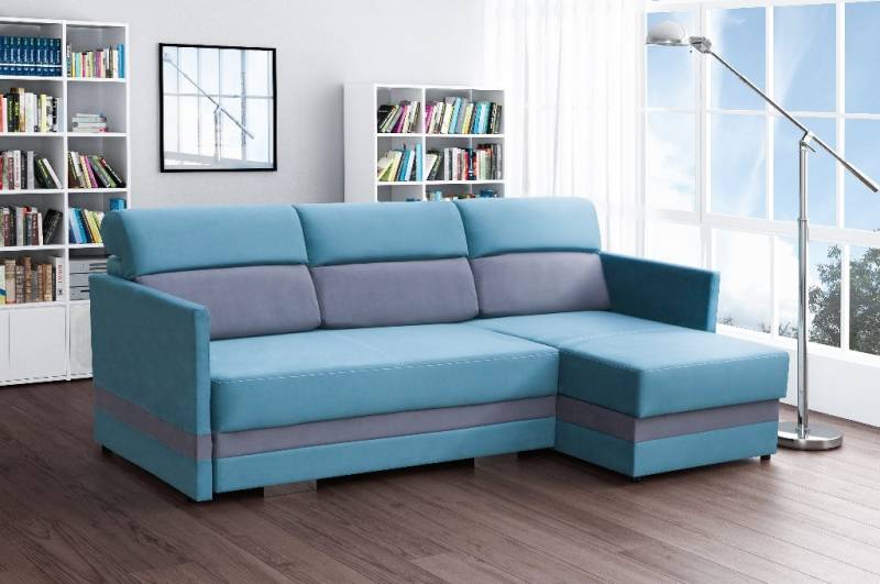 Sofa Schlafsofa Designer Sofa mit Bettfunktion + Bettkasten Ecksofa Couch NEU von JV Möbel