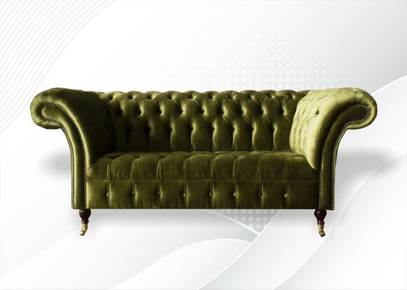 Sofa Zweisitzer 2 Sitzer Klassische Polster Neu Couchen Chesterfield Couch Neu von JV Möbel