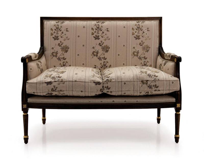 Sofa Zweisitzer Couch Klassische Neu Polster 3 Sitzer Textil Couchen Textilsofa von JV Möbel