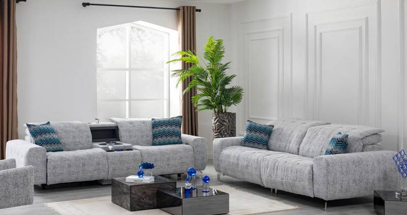 Sofagarnitur 2+2 Sitzer Stoffsofa Couch Wohnlandschaft Garnitur Design Modern von JV Möbel