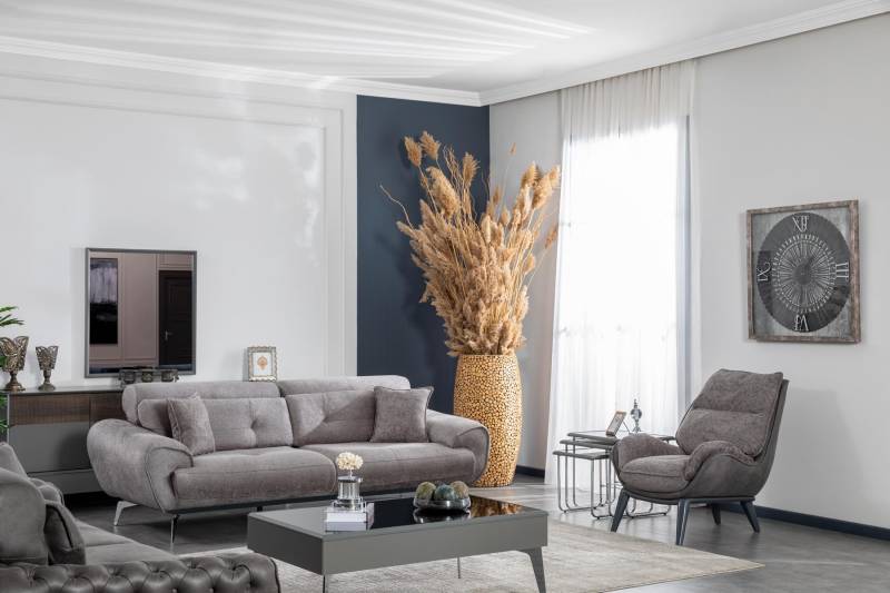 Sofagarnitur 3+1Sitzer Set Couchtisch Beistelltisch Design Polster Meble Sofagarnitur 3+1Sitzer Set Couchtisch Beistelltisch Design Polster Meble von JV Möbel