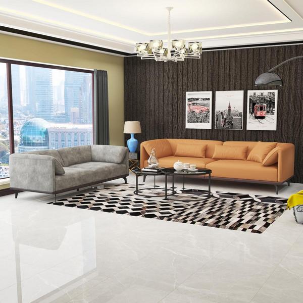Sofagarnitur 3+2+1 Ledersofa Couch Wohnlandschaft Garnitur Design Modernes Sofa von JV Möbel