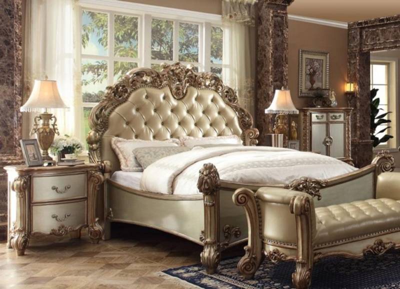 Sofagarnitur Chesterfield Ledersofa Sofa Couch Set Ohrensessel Hocker BIRKENHEAD von JV Möbel