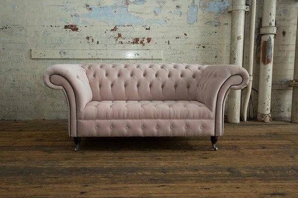 Sofas Chesterfield Design Sofa 2 Sitzer Couch Polster Luxus Klassische von JV Möbel
