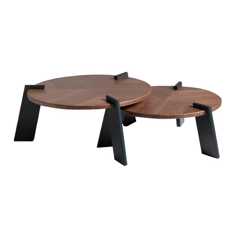 Sofatisch Couchtisch Kaffeetisch Beistelltisch Holz Braun Tisch Design von JV Möbel