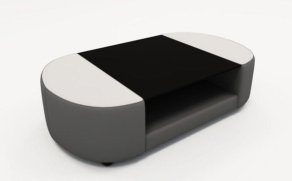 Sofatisch Wohnzimmer Design Glas Couch Sofatisch Polster Tisch Tische von JV Möbel